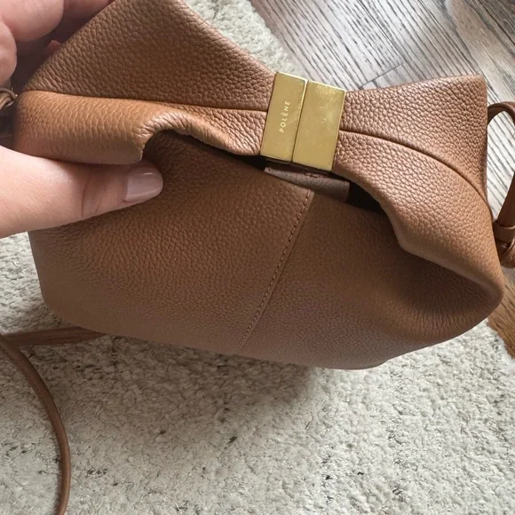 Polene Brown Leather Women's Bag - Picture 2 of 4